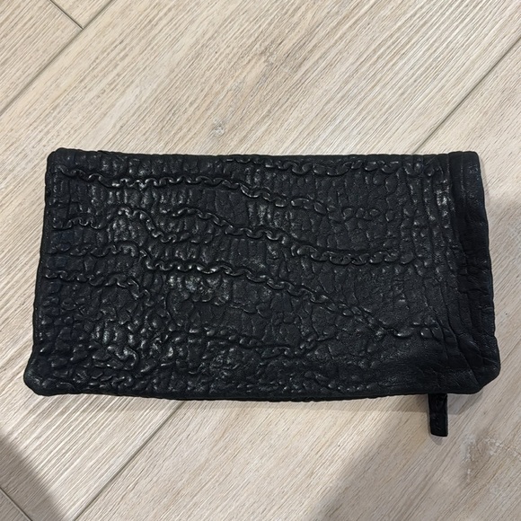 Clare V Foldover Clutch - Black - Picture 4 of 6